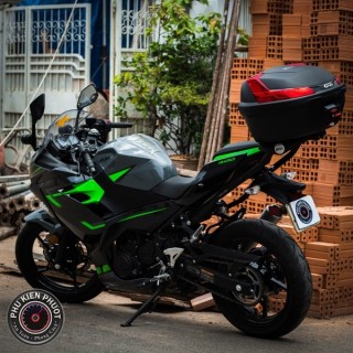 thùng moto ninja 400, thung moto pkl , thung givi xe  ninja 400